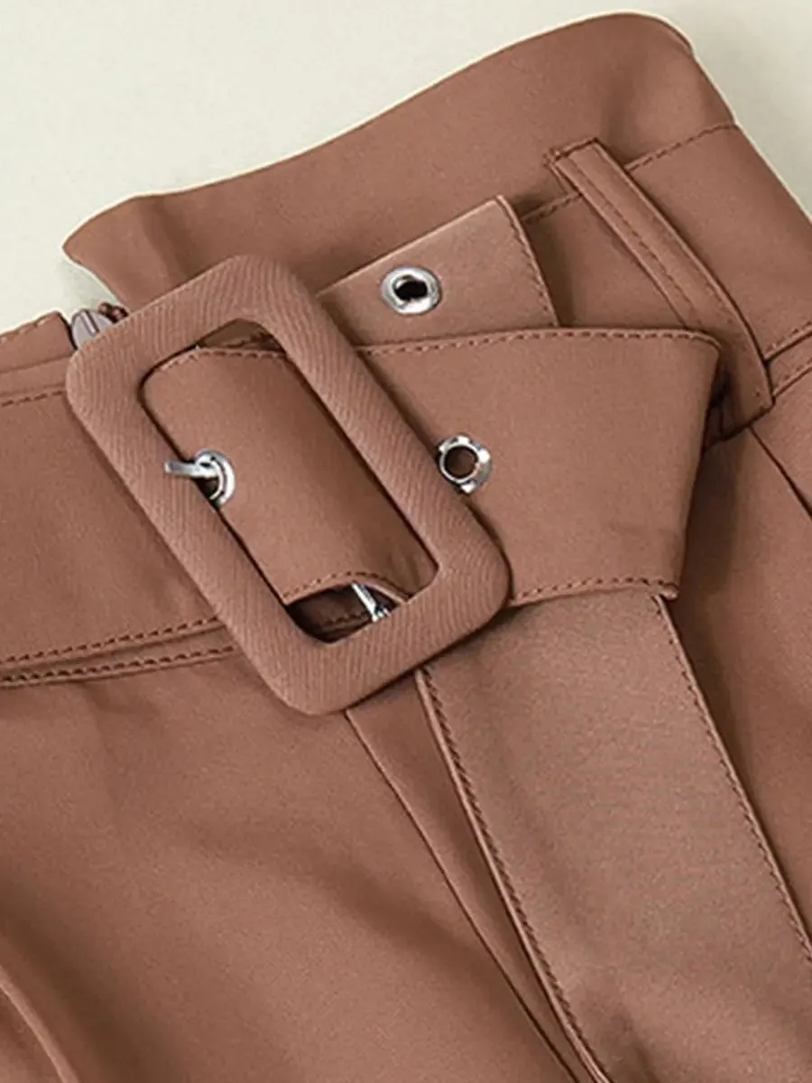 High-waisted trousers for women