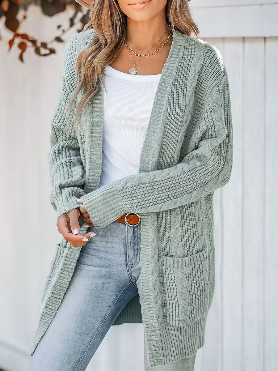 Women's knitted cardigan