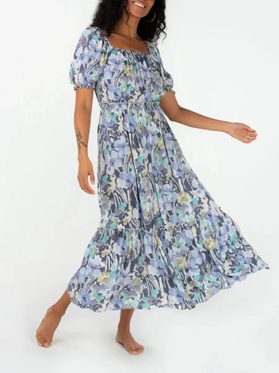 2023 Women's Vacation Printing Dress