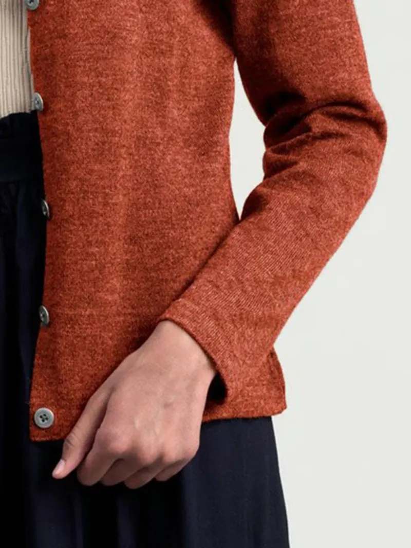 Women's mocha brown knitted sweater