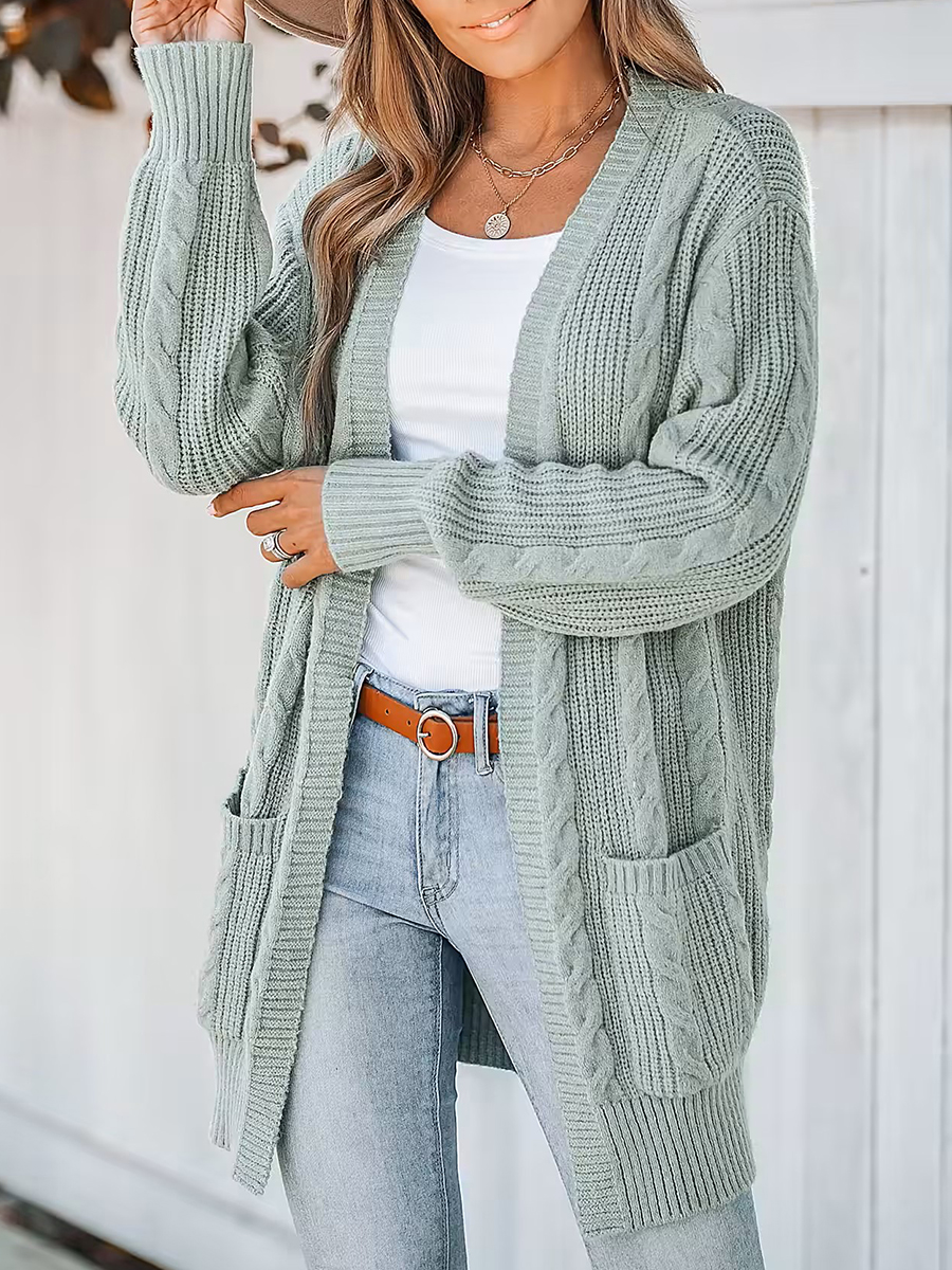 Women's knitted cardigan