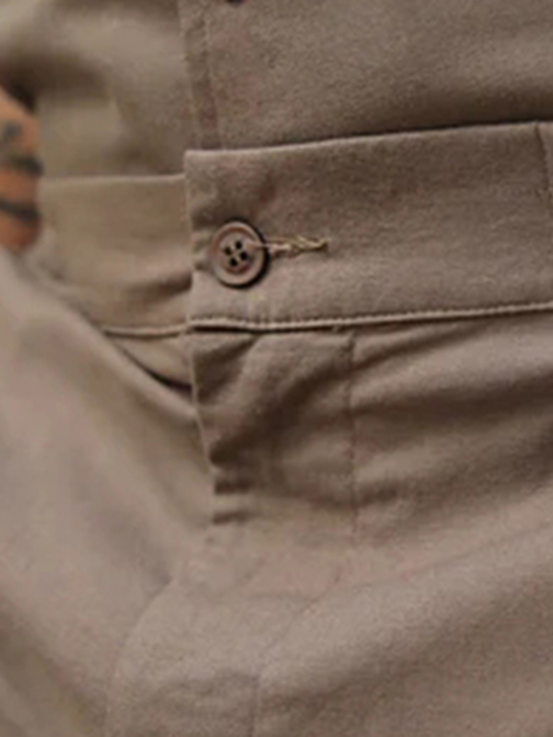 Men's casual brown pants