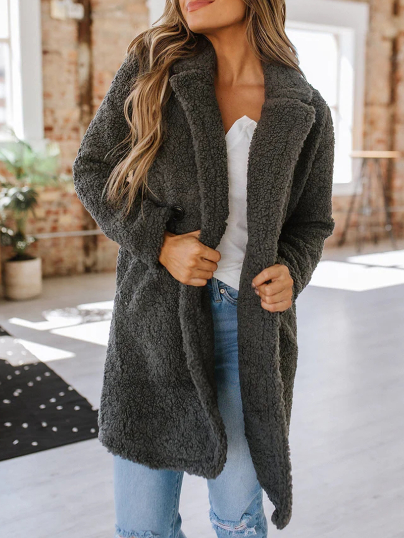 Women's Casual Elegant Sweater Jacket Coat