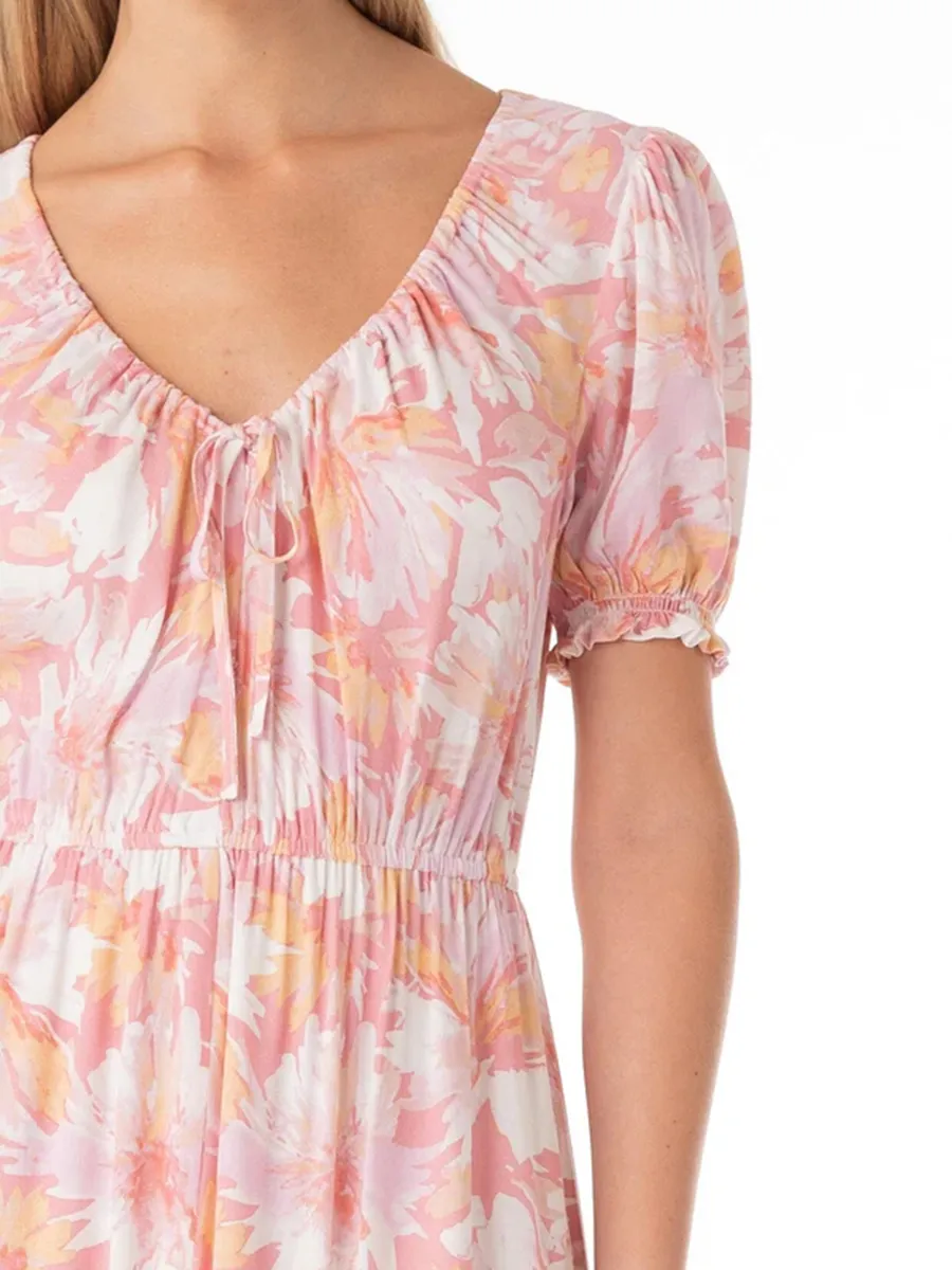 Women's printed casual vacation dress
