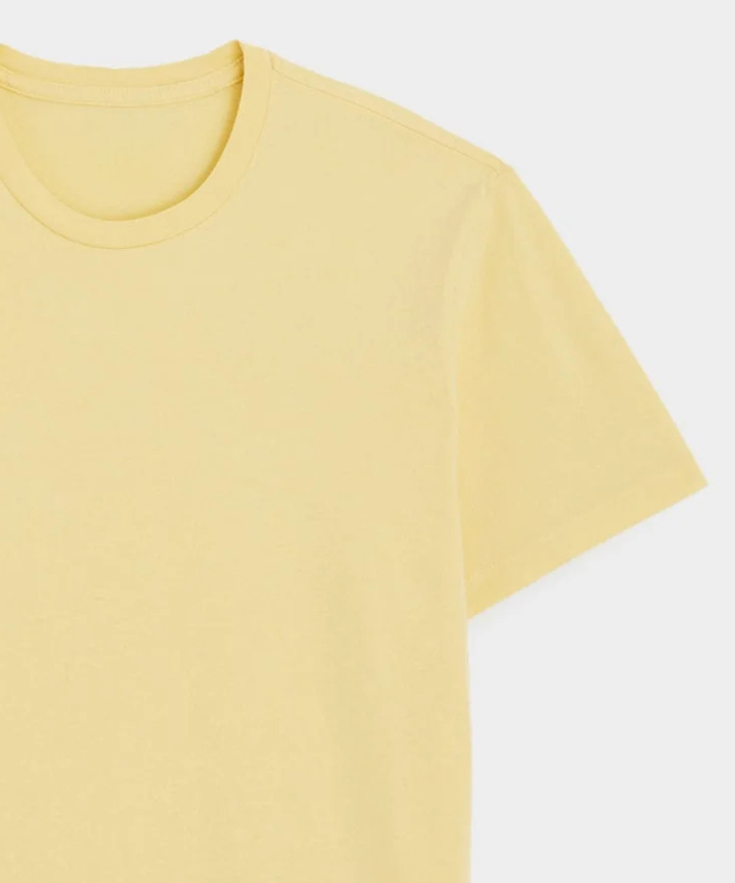 MADE IN L.A. PREMIUM JERSEY T-SHIRT IN LEMON