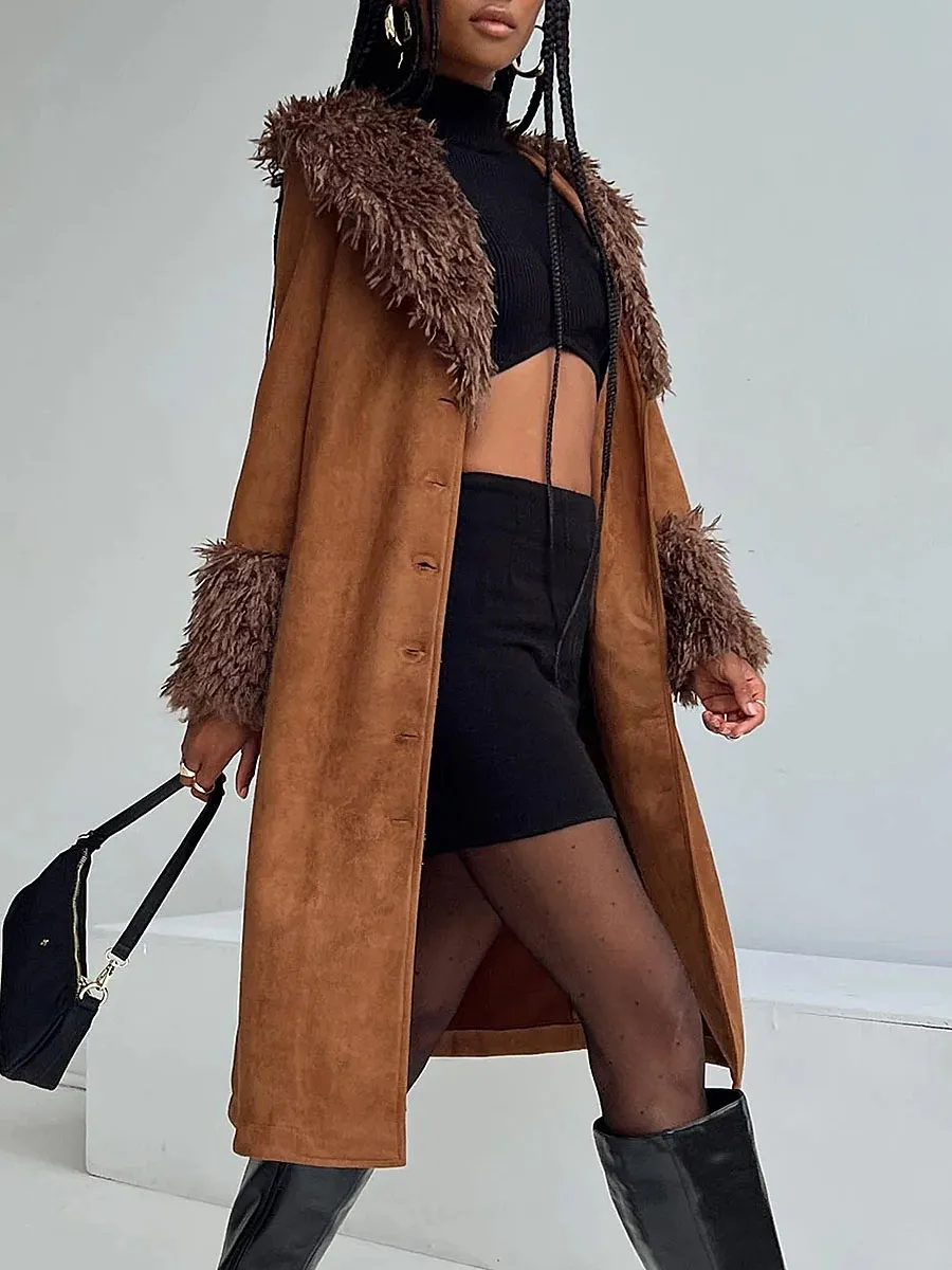 AFTER PARTY SHEARLING JACKET BROWN